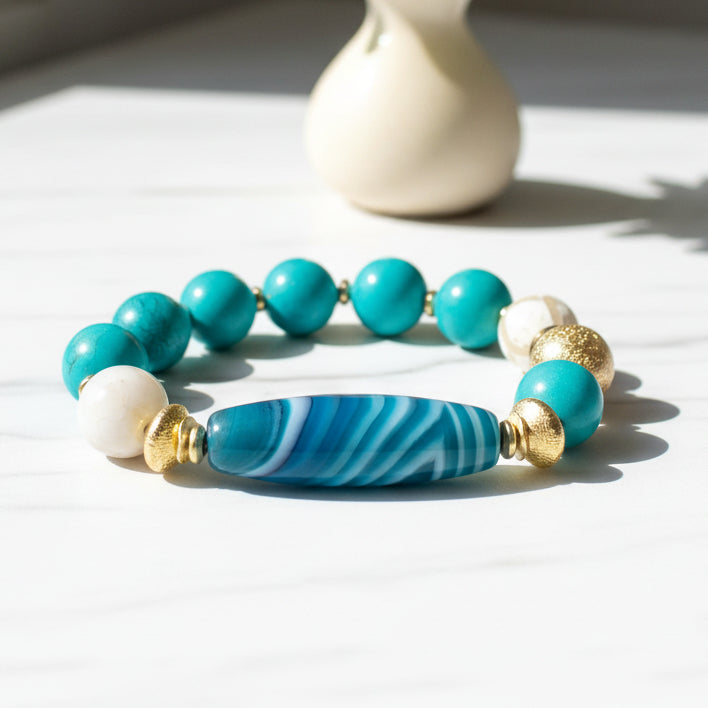 AB) Turquoise Lunar