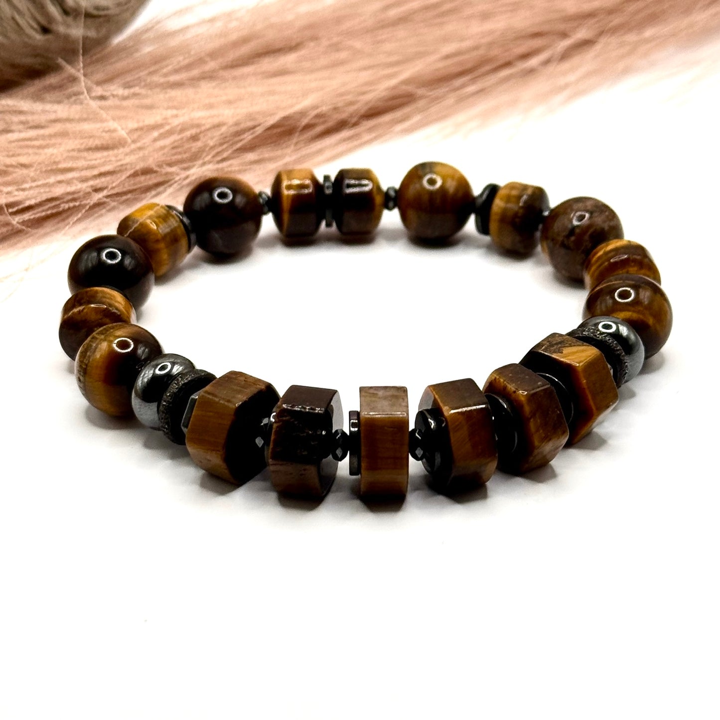 MN) Tiger Eye Necklace Set