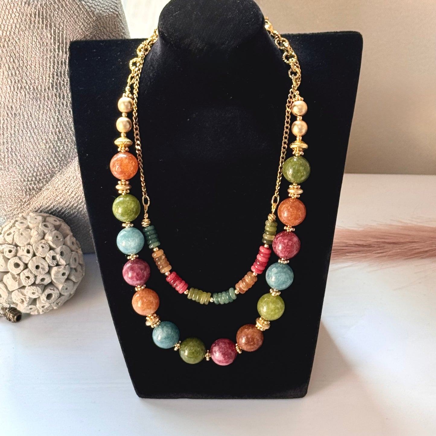 NK) Peony Necklaces