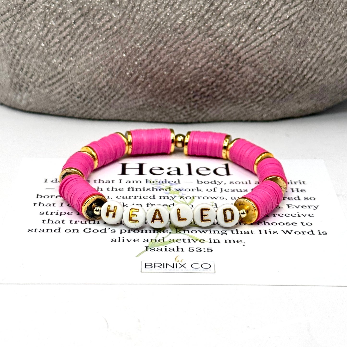 SP) Healed - Affirmation Bracelet