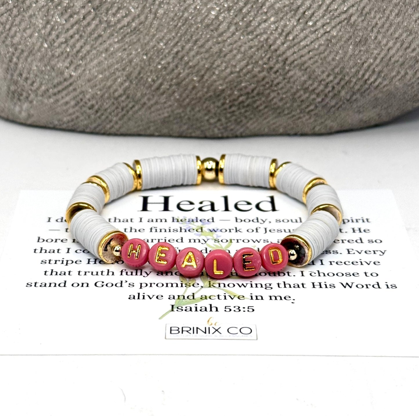 SP) Healed - Affirmation Bracelet