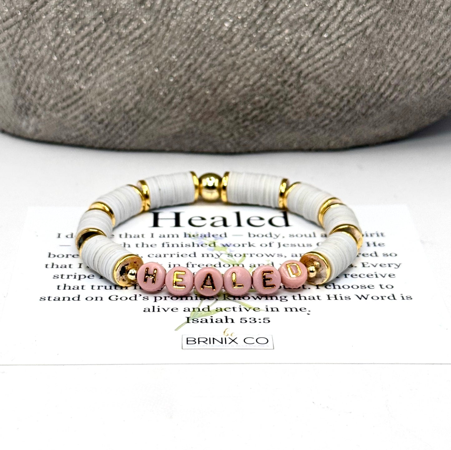 SP) Healed - Affirmation Bracelet
