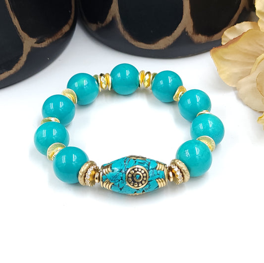 AB) Tibetan - Turquoise Classic