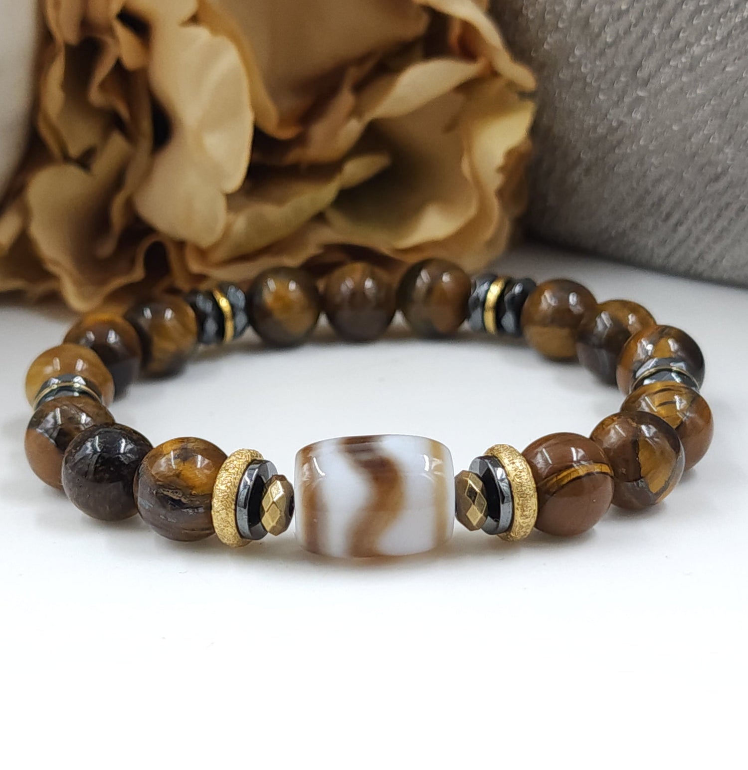 Men's beaded bracelets