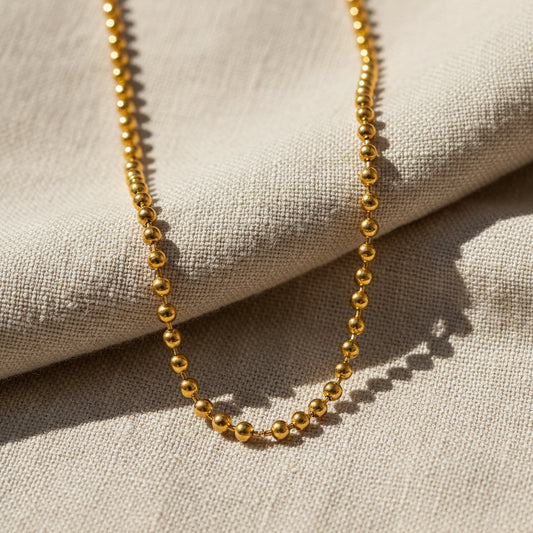 CH) Ball Chain Necklace