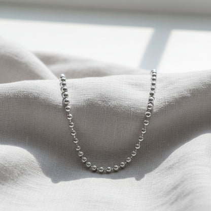 CH) Ball Chain Necklace