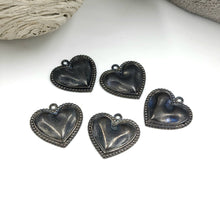 Load image into Gallery viewer, Z) Full Heart Charm - Matte Black
