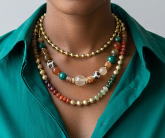 NK) Bloom Necklace Stack