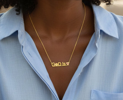 NK) God Is Love Necklace: Pre-Sale