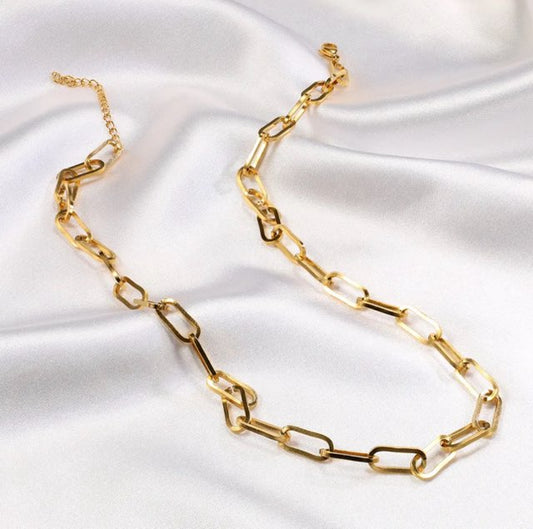 CH) Paper Clip Necklace