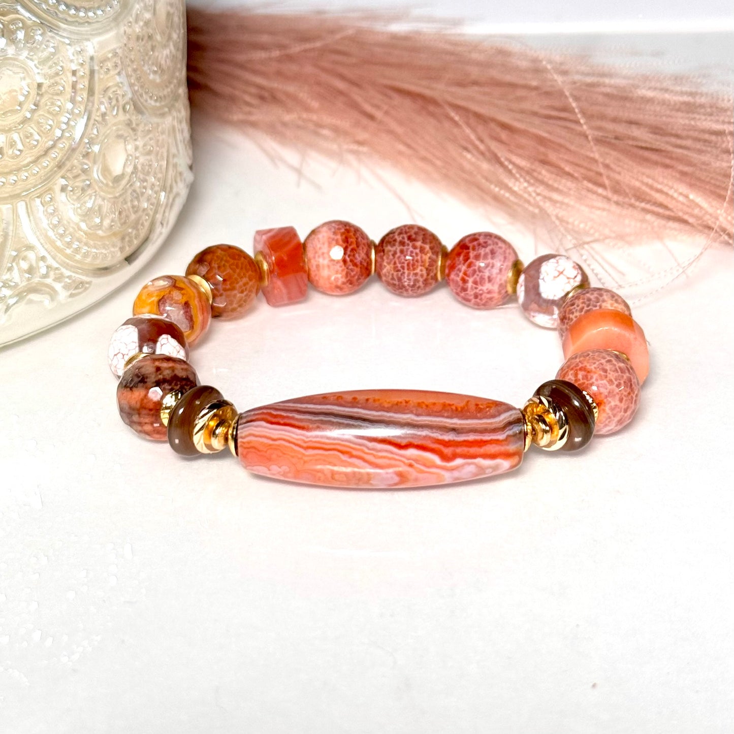 AO) Peach Blossom Bracelet Collection