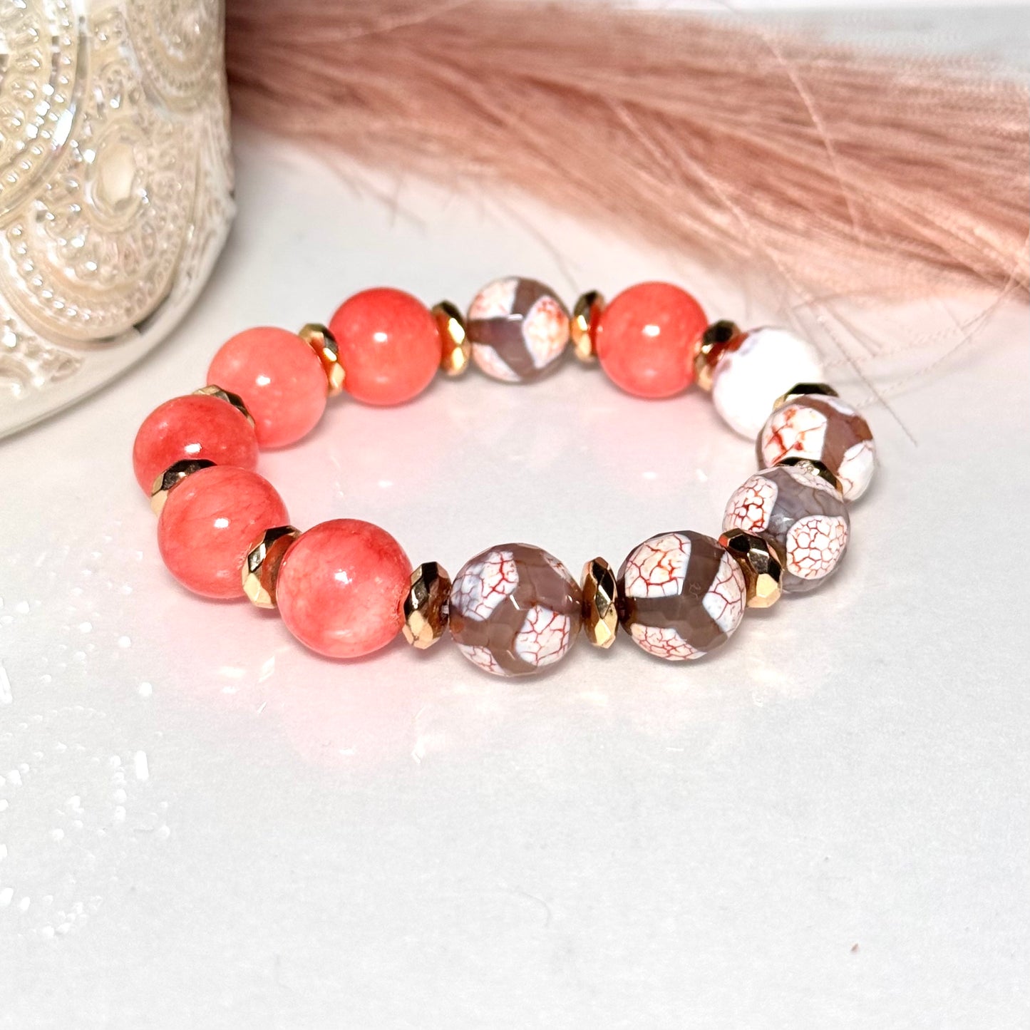 AO) Peach Blossom Bracelet Collection