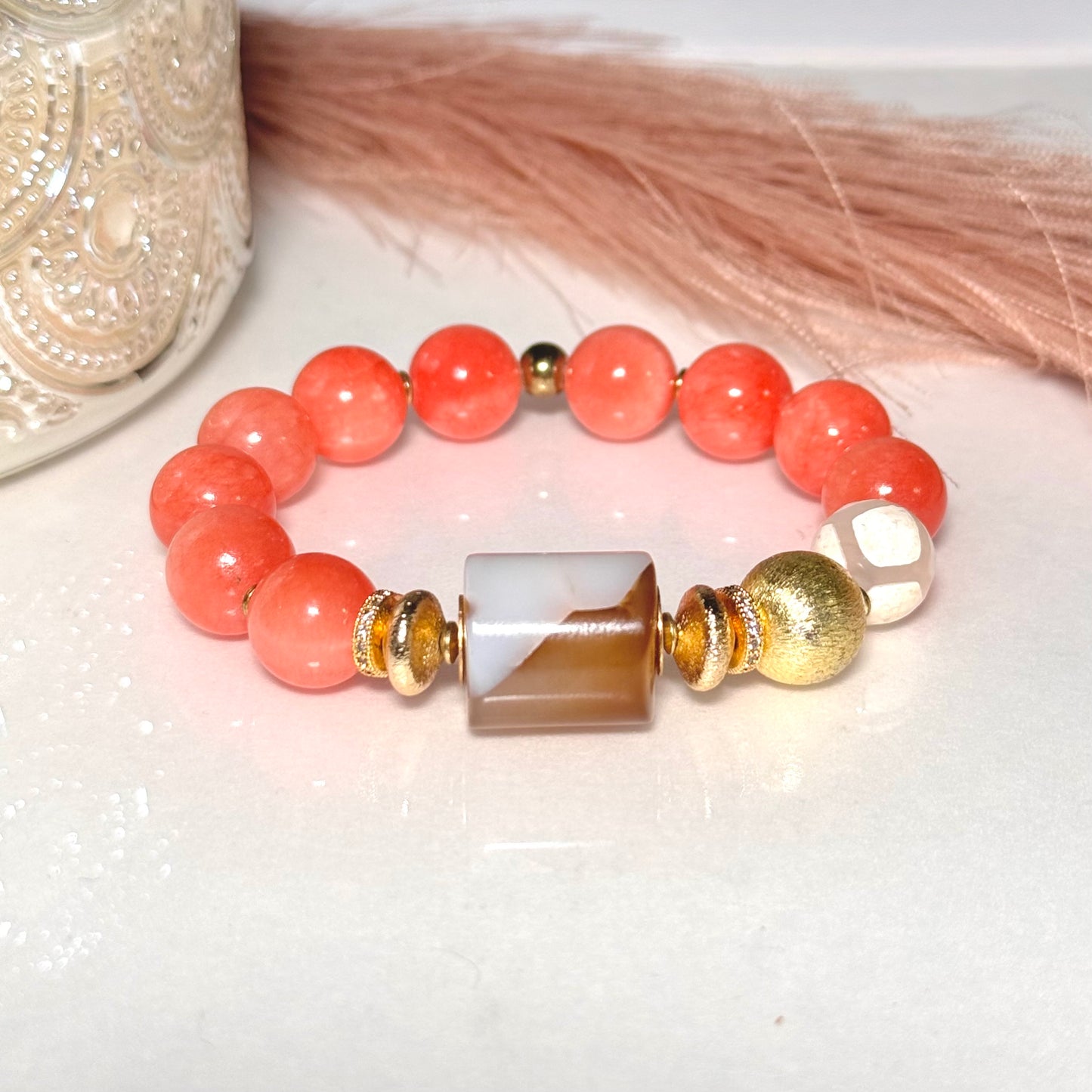 AO) Peach Blossom Bracelet Collection