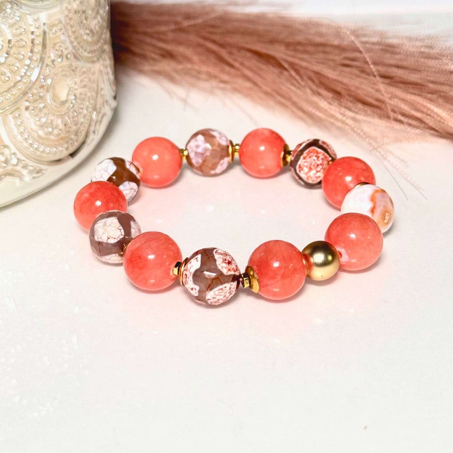 AO) Peach Blossom Bracelet Collection