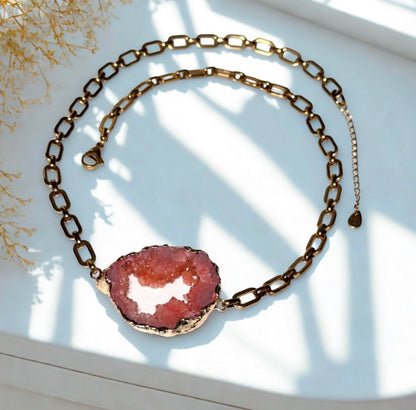 NK) Peach Blossom Necklace Layer