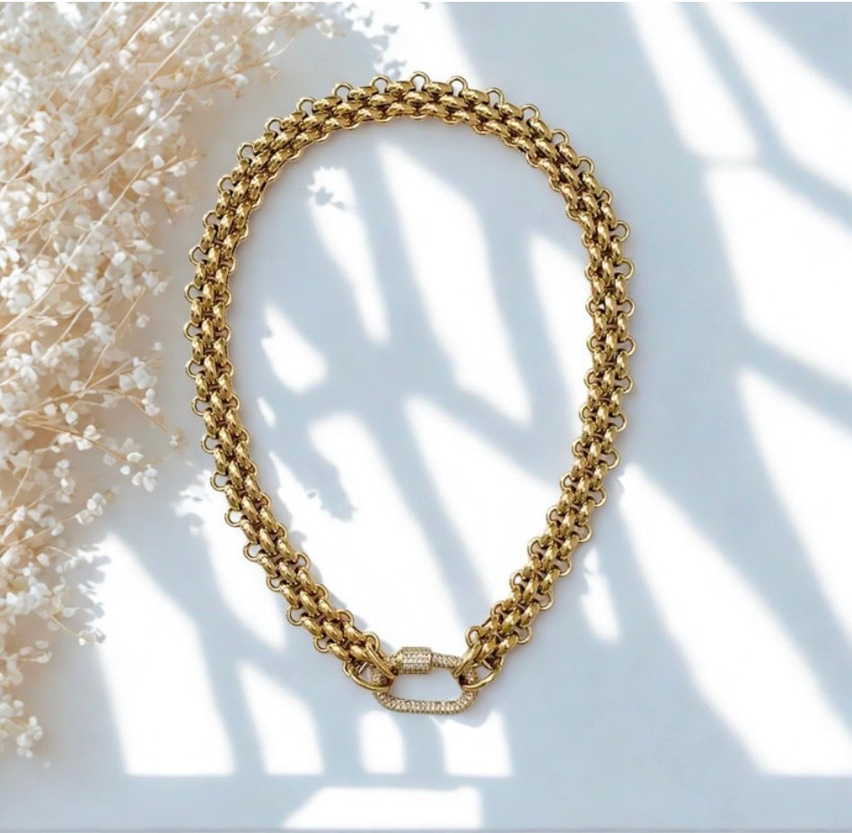 NK) Peach Blossom Necklace Layer