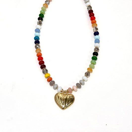 NK) Watercolor Love Necklace