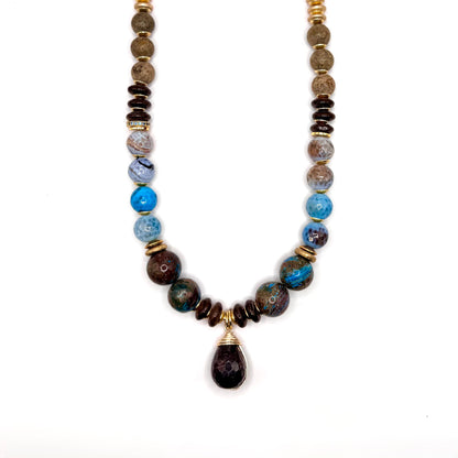 NK) The Tiffany Beaded Necklace