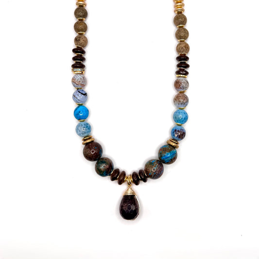 NK) The Tiffany Beaded Necklace