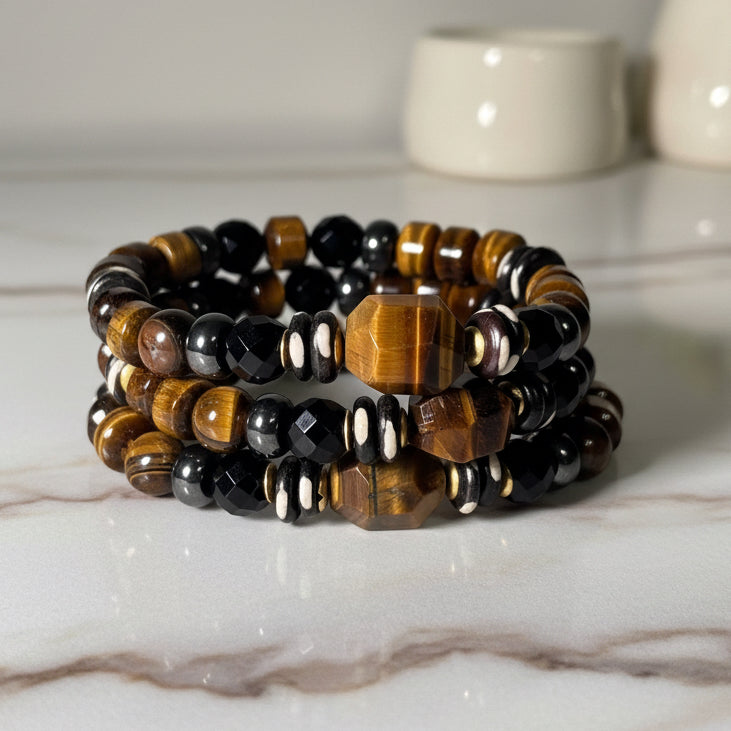MS) Lear - Tiger Eye and Onyx