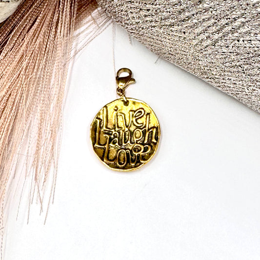 Z) Live Laugh Love Charm
