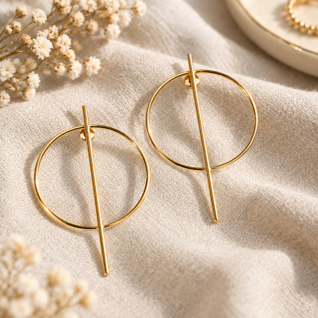 ER) Geometric Earrings