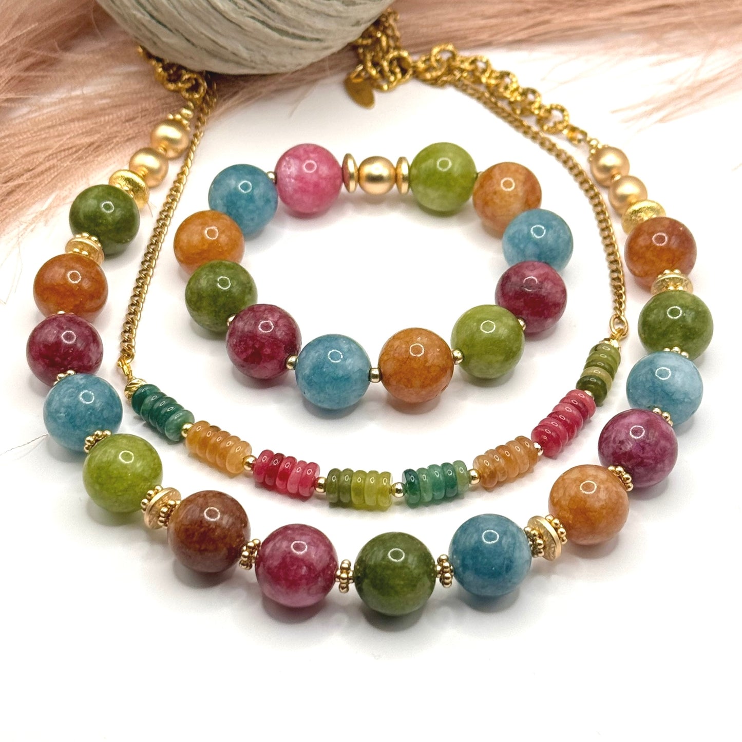 NK) Peony Necklaces