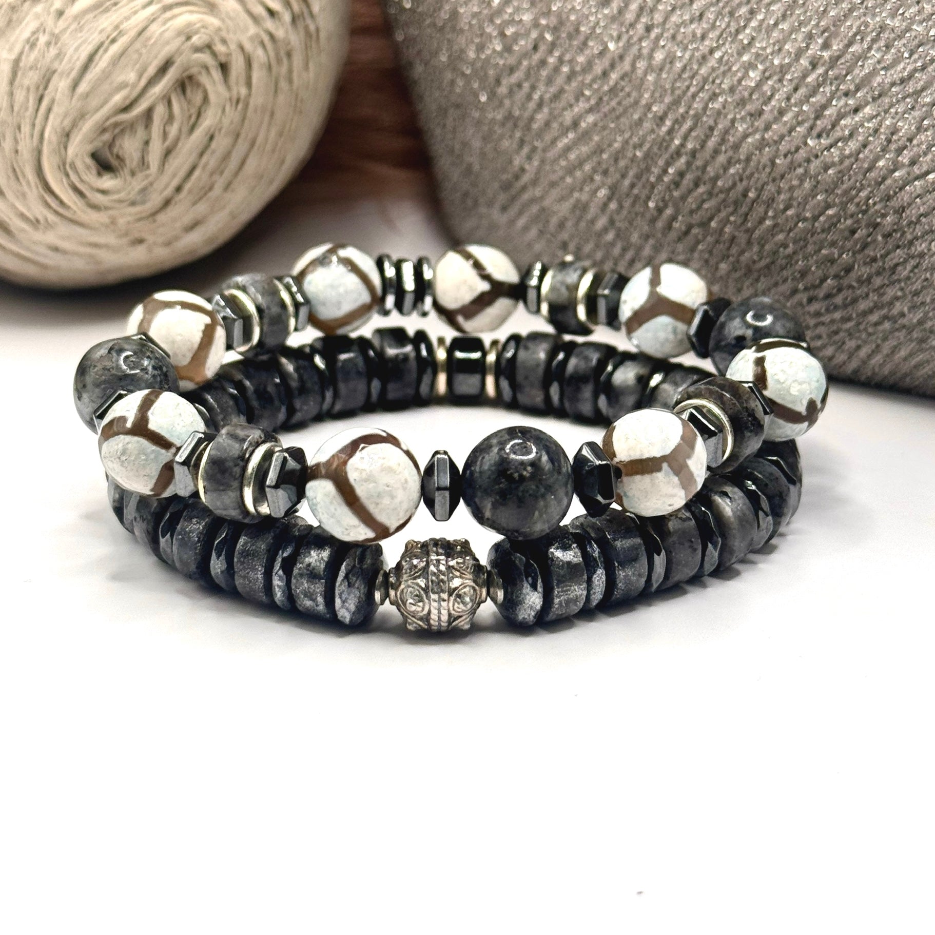 ブレスレット ROMANTINUER SN141 BLACK STONE BRACELET Amazon.com: EVERBLTING Rhinestone Bracelets For Men And
