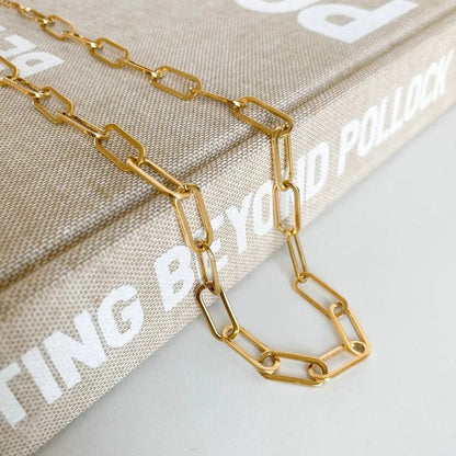 CH) Paper Clip Necklace