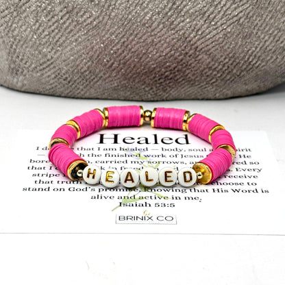 SP) Healed - Affirmation Bracelet