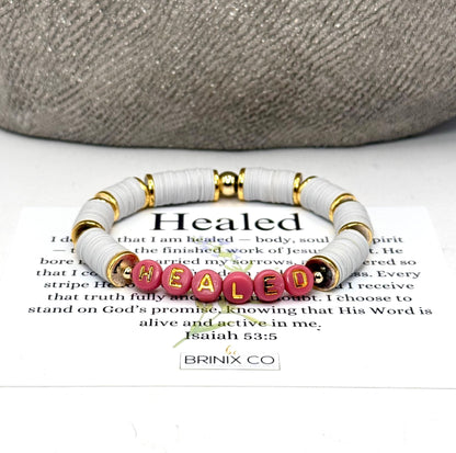 SP) Healed - Affirmation Bracelet