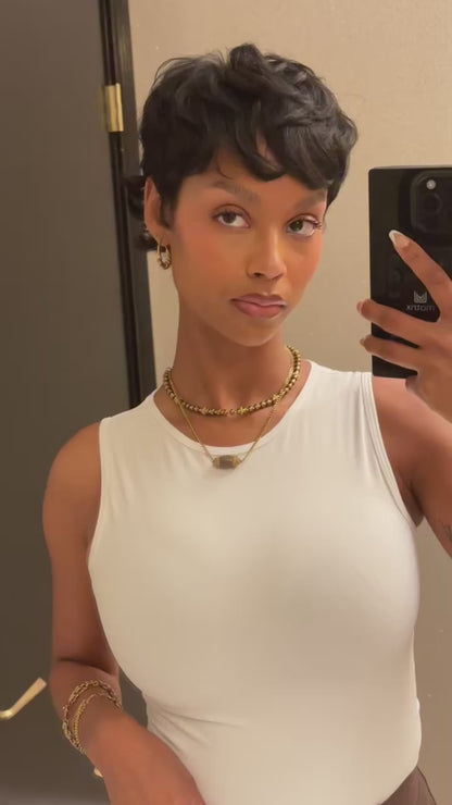 NK) Gold Hematite Necklace