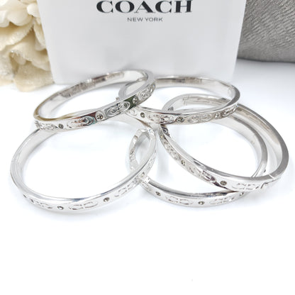 MT) Coach Bangle - Silver